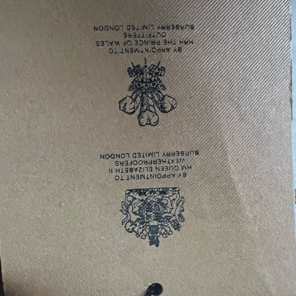 Burberry bag charm tag Red Leather Tb Bag Charm gold logo travel letter B star - Picture 6 of 8